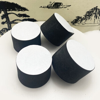 bmoi乌金石茶盘脚垫乌金石茶盘脚垫防滑增高圆型圆形整板实木茶几自粘