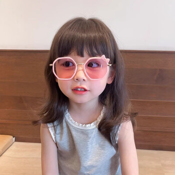 墨镜女童潮时尚太阳眼镜气质小女孩蝴蝶遮阳镜粉色蝴蝶墨镜建议312岁