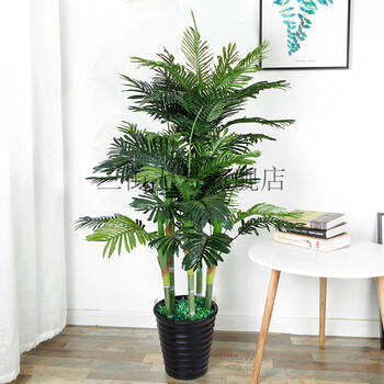 仿真植物盆栽假发财树客厅假树室内装饰仿真树落地花假花大型绿植 1.