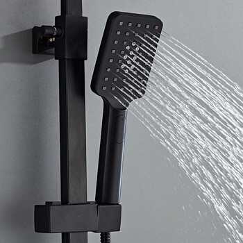 帝王洁具恒温花洒爵士dwus恒温花洒套装全铜家用浴室带升降智能淋浴