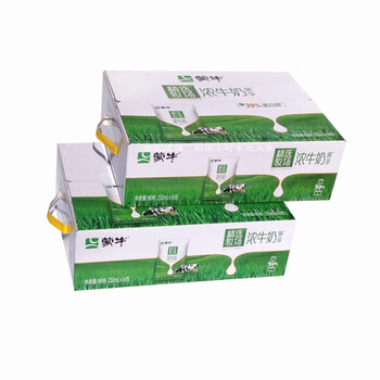 蒙牛臻享浓牛奶整箱批230ml16袋包菌枕硬纸袋早餐奶2箱臻享浓牛奶230