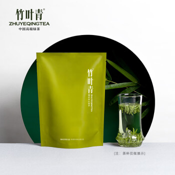 竹葉青綠茶品味 峨眉山2025新茶特級(jí)100g 袋裝茶葉自己喝14004