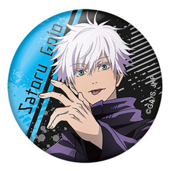 2022新款现货咒术回战五条悟原画文教堂外出mappa徽章吧唧周边hmv吐舌