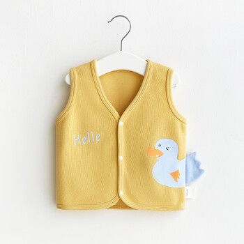 婴唯棉儿童韩版马甲春秋外穿婴儿背心薄款宝宝小马夹男童幼儿坎肩春秋