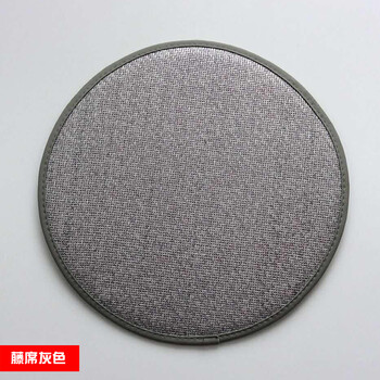 灰色灰边席 圆形直径30cm  无绑带