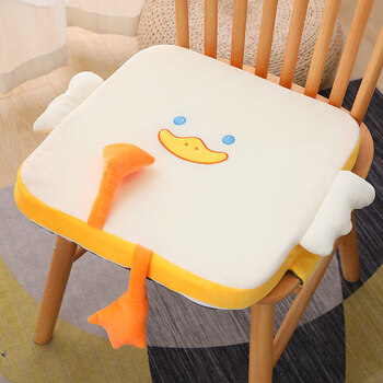 儿童增高垫餐椅加厚加高坐垫吃饭学习防滑小学生宝宝四季座椅屁垫小黄