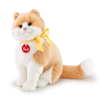 意大利trudi猫公仔查理猫咪毛绒玩具可爱猫咪玩偶生日礼物送女友新年