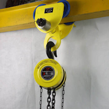 定制【企业店铺】手推工字钢滑车单轨行车1/2/3/5吨手拉葫芦手拉 1吨