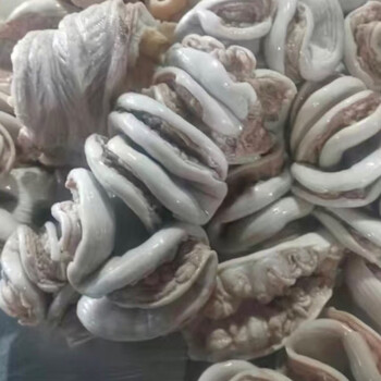 猪花肠生猪肠猪胎盘卤味烧烤食材艾黎迪尚 半熟 花肠一斤