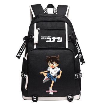 开学季名侦探柯南初中生书包怪盗基德周边双肩背包动漫名侦探双肩包小