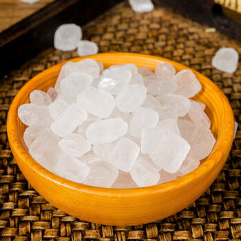 新货白冰糖单晶冰糖老冰糖小粒冰糖食糖白砂糖手工土冰糖100g2两精选