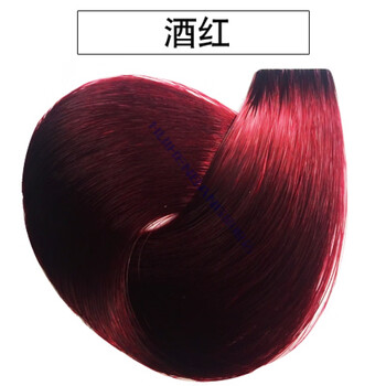水光蜡染发剂打蜡染发膏植物无刺激酒红紫色栗棕金棕黑色不伤发酒红色