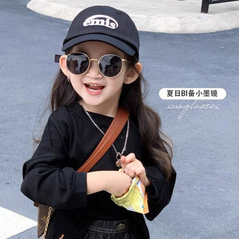 艾诺轮儿童墨镜女童412岁学生小女孩夏季夏天偏光防眩太阳镜夏季个性