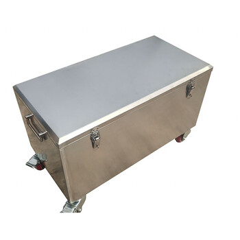 304不锈钢工具箱子带轮子加厚型小大号载五金工具箱收纳箱储物箱 201