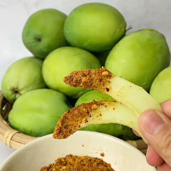 精选直发云南特产临沧新鲜酸脆木瓜新鲜水果青木瓜农家白花木瓜酸木瓜