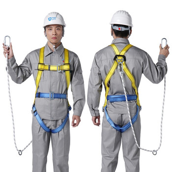 莱普特五点式高空作业安全带户外施工建筑全身式保险带攀岩防坠落