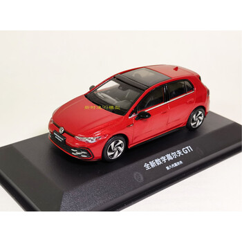 畅杰一汽大众原厂第八代高尔夫gti合金仿真汽车模型礼物红色以太红
