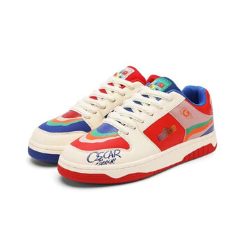 street芝麻街 皮革 低帮百搭透气休闲百搭鸳鸯 面包鞋情侣 鸳鸯配 