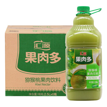 5l*6瓶饮料整箱一橙汁猕猴桃汁桃汁混合口味 汇源桃汁2.5l*6桶整箱