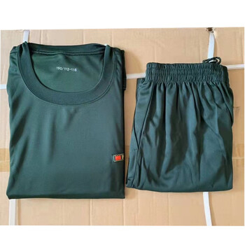 絮实 16武短袖体能服套装 夏季体能训练服 透气速干亲肤柔软不沾身 尺码165-185