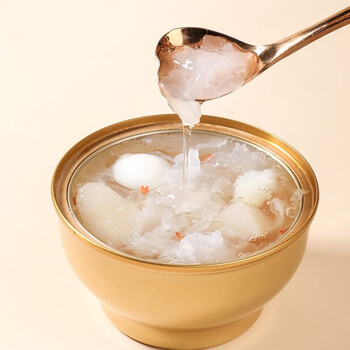 许小美雪梨百合本草银耳羹即食免煮鲜炖冰糖速食懒人粥248g1盒