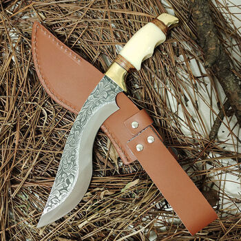 不舍天真狗腿尼泊尔大号军刀户外刀具工艺钢刀子锋利防身刀子弯刀月牙