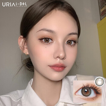 idol美瞳韩国进口canna-roze系列半年抛 半年抛 迷雾棕 700