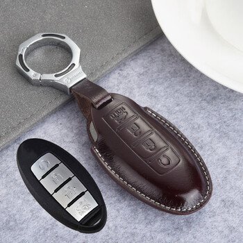 适用于2020款东风日产新奇骏钥匙包尼桑头层牛皮汽车19款14代新轩逸套