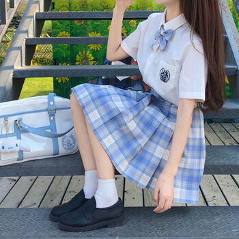 青草序曲冰淇淋jk制服女少女可爱学院风裙套装正版全套长袖秋季冰淇淋