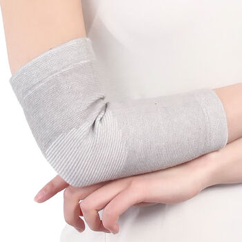 护胳膊手臂套手肘加热护肘保暖护膝关节四季磁疗加厚男女 s码[90-120