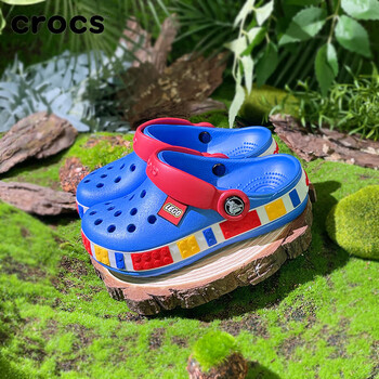 卡骆驰crocs儿童洞洞鞋防滑沙滩鞋男童凉鞋夏季女童拖鞋童鞋1宝蓝色j1