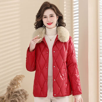 百丽驼美士balitomms妈妈秋冬装棉衣短款洋气时尚外套2024年新款棉袄