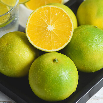 云南玉溪冰糖橙新鲜手剥绿青皮甜橙当季水果冰糖橙5斤装大果冰糖橙