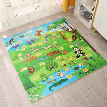 泡沫地垫爬爬垫拼图地垫爬行垫泡沫垫垫子地垫打地铺地垫加厚动物世界