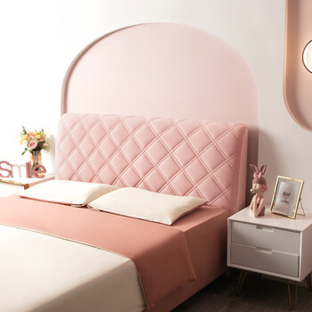 芍萌软包床头罩 感床头布套罩遮丑神器加厚木床靠背软包全包通用 绒面