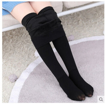 儿童连裤袜肤色加绒小女孩舞蹈袜薄绒黑色连裤袜l建议身高120140cm