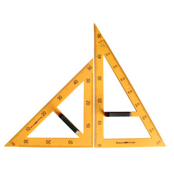 适用大号三角板教学三角尺塑料圆规量角器木质老教师课堂演示用厂家无
