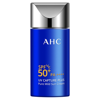 ahc 防晒霜小蓝瓶防晒隔离遮瑕三合一女学生军训防水防汗男 50ml spf