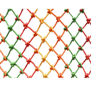 尼龙防护网绳攀爬网子彩色装饰吊顶渔网格幼儿园儿童楼梯安全围网 8