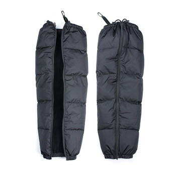 cicodaa 冬季电动车护膝保暖男女加厚加绒防风长款拉链防滑摩托车羽绒