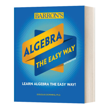 英文原版 Algebra The Easy Way 轻松学代数 英文版 进口英语原版书籍