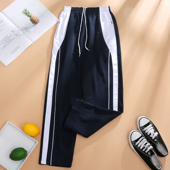 准俊夏季初中生高中生穿的男士休闲裤子深圳校服裤长裤直筒裤男女中学