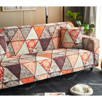 新款老式一二三组合沙发套全包 弹力沙发套罩笠全包万能套防猫抓盖布