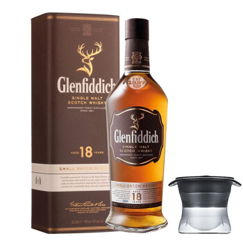 御玖轩 Glenfiddich格兰菲迪18年单一麦芽苏格兰威士忌进口洋酒700ml