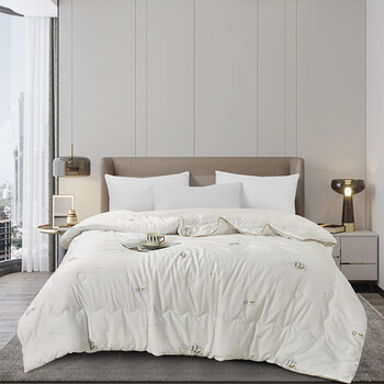 红豆家纺(hodohome)悦梦大豆纤维被冬被保暖加厚秋冬被子200*230cm