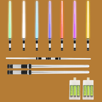 机智芽激光剑星球大战光剑发光荧光棒闪光棒儿童男孩刀剑2条七彩激光