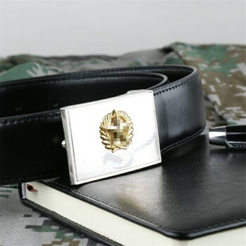 绽晴 07内腰带男陆武军皮带军迷战术腰带礼品收藏 w自动扣皮带 小号