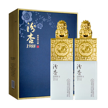 汾杏53度汾杏1988御品475ml2瓶礼盒装