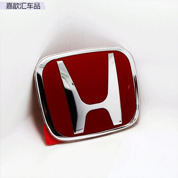 18飞度红标十代思域改装车标 本田锋范奥德赛雅阁杰德crv红色标志 18