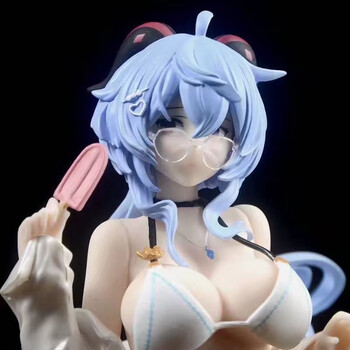 原神甘雨5代泳装可脱可拆胡桃二次元周边游戏动漫wx5代泳装甘雨22cm22